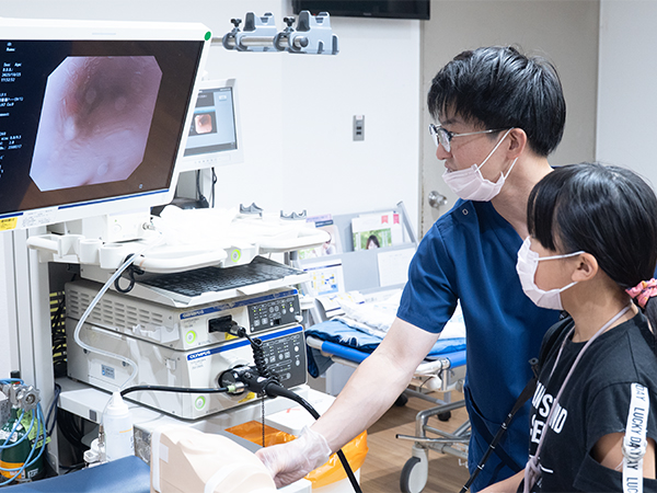 胃カメラをさわってみよう！