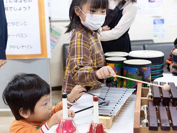 「ドレミであそぼう」音楽療法体験