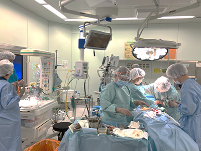 帝王切開（手術室）画像