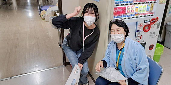 チームで協力して離棟患者を見つけることができました